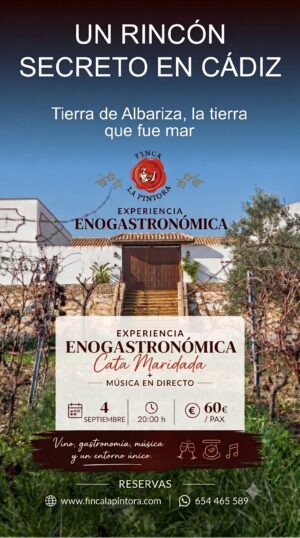 Experiencia enogastronómica CATA MARIDADA + MUSICA EN DIRECTO 4 SEPTIEMBRE 20:00 H