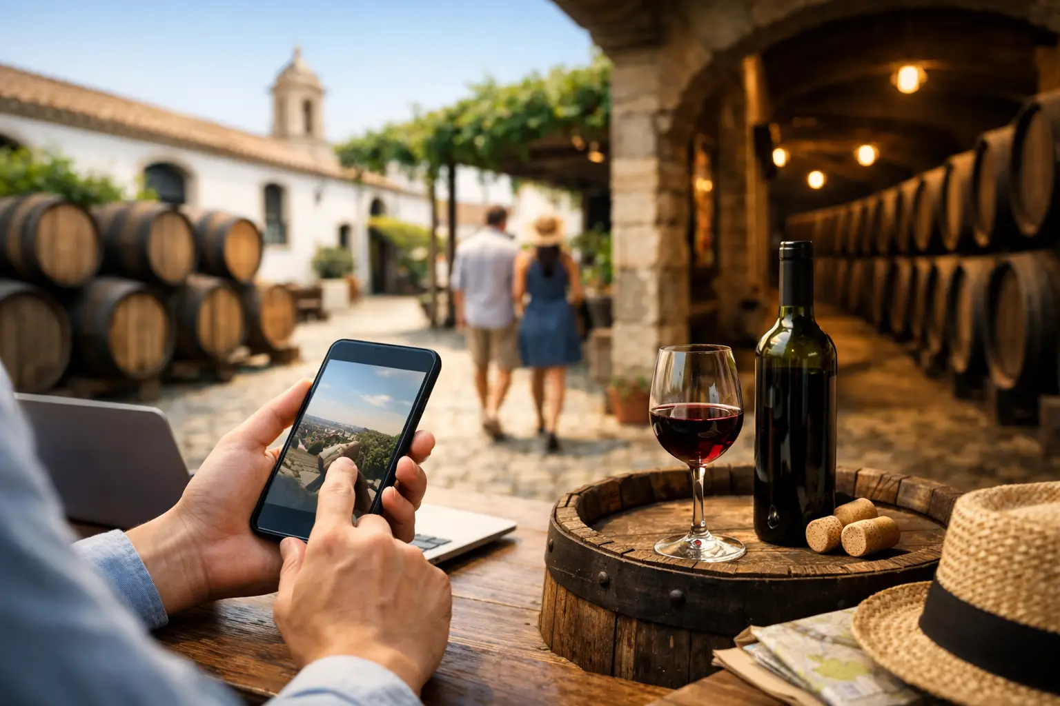 Cómo reservar una visita a bodega en Rota Cómo reservar una visita a bodega en Rota
