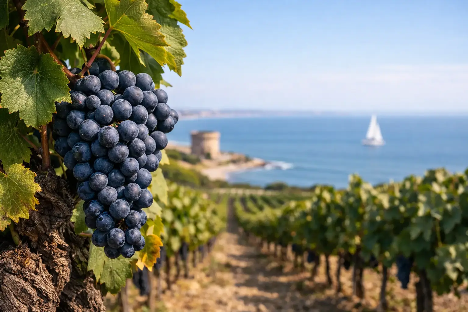 El origen de la Tintilla de Rota, uva atlántica